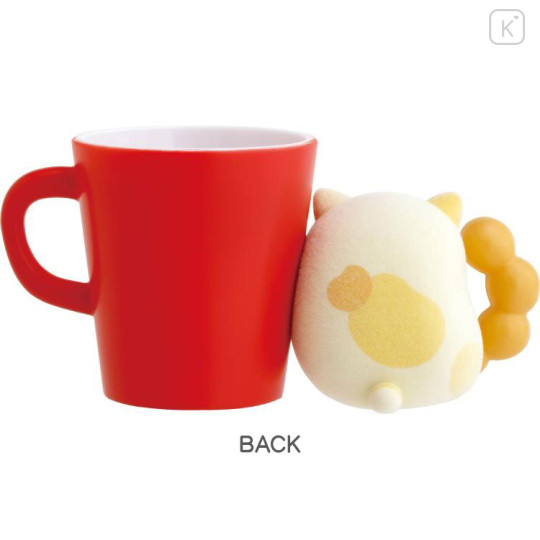 Japan San-X Mister Donut Petit Collection Container - Sumikko Gurashi : Neko Calico Cat - 2