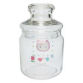 Japan Sanrio Jar Glass Storage Container - Hello Kitty / Y2k Houndstooth - 2