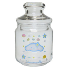 Japan Sanrio Jar Glass Storage Container - Cinnamoroll / Y2k Houndstooth