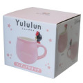 Japan Disney Ceramic Mug with Nokkari Figure - Minnie Mouse / Yululun - 4