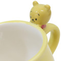 Japan Disney Ceramic Mug with Nokkari Figure - Pooh / Yululun - 3