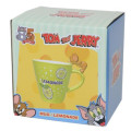 Japan Tom and Jerry Ceramic Mug with Nokkari Figure - Yellow - 4