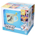 Japan Looney Tunes Ceramic Mug with Nokkari Figure - Tweety & Sylvester - 4