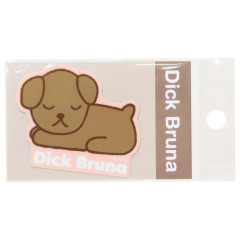 Japan Miffy Vinyl Sticker - Snuffy / Light Brown