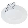 Japan Disney Porcelain Curry Plate - Baymax - 1