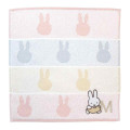 Japan Miffy Jacquard Towel Handkerchief - Alphabet M / Silhouette - 1