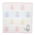 Japan Miffy Jacquard Towel Handkerchief - Alphabet Y / Silhouette - 1