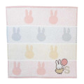 Japan Miffy Jacquard Towel Handkerchief - Alphabet S / Silhouette - 1