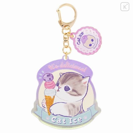 Japan Mofusand Acrylic Keychain - Cat / Ice Cream Nyan Delicious - 1