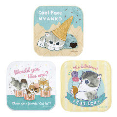 Japan Mofusand Mini Towel Set - Cat / Ice Cream Nyan Delicious