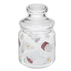 Japan Miffy Jar Glass Storage Container - Miffy / Flower