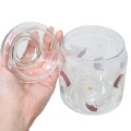 Japan Miffy Jar Glass Storage Container - Miffy / Flower - 3