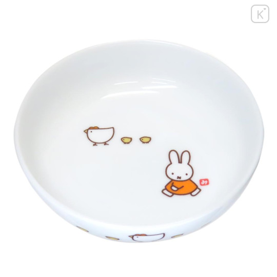 Japan Miffy Porcelain Small Plate - White / Chicken - 1