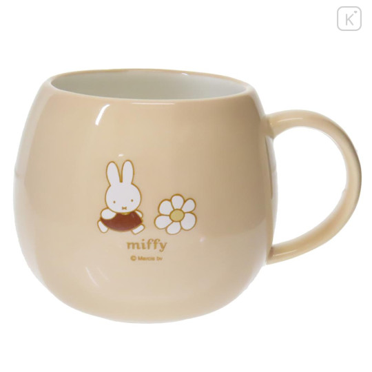 Japan Miffy Porcelain Mug - Miffy / Flower Cappuccino - 1