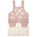 Japan San-X Children's Apron H130cm - Rilakkuma / Chairoikoguma DIY Plushie Pink - 1