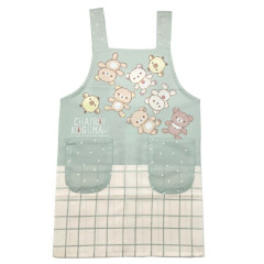 Japan San-X Children's Apron H130cm - Rilakkuma / Chairoikoguma DIY Plushie Green