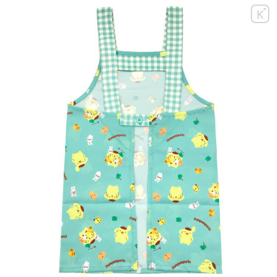 Japan Sanrio Children's Apron H130cm - Pompompurin / Green - 2