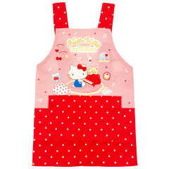 Japan Sanrio Children's Apron H130cm - Hello Kitty / Tiny Chum Room