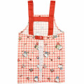 Japan Sanrio Children's Apron H130cm - Hello Kitty / Gingham Red - 2