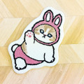 Japan Mofusand Soft Fluffy Die-Cut Carpet Mat - Cat / Rabbit Nyan Baby - 3