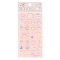 Japan Chiikawa Tile Sticker - Characters / Light Orange