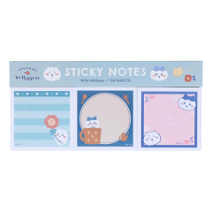 Japan Chiikawa Sticky Notes - Chiikawa & Hachiware / Blue