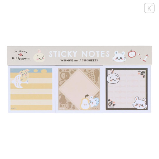 Japan Chiikawa Sticky Notes - Momonga & Rabbit - 1