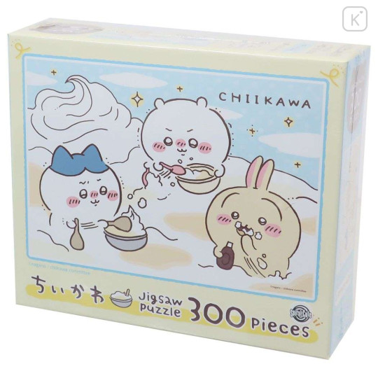 Japan Chiikawa Jigsaw Puzzle 300pcs - Chiikawa & Hachiware & Rabbit / Cream - 1