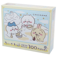 Japan Chiikawa Jigsaw Puzzle 300pcs - Chiikawa & Hachiware & Rabbit / Cream