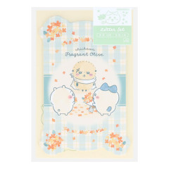 Japan Chiikawa Mini Letter Set - Blue / Autumn