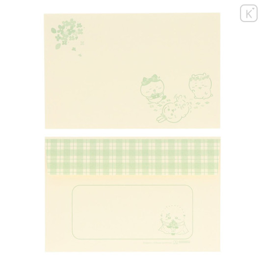 Japan Chiikawa Mini Letter Set - Blue / Autumn - 3