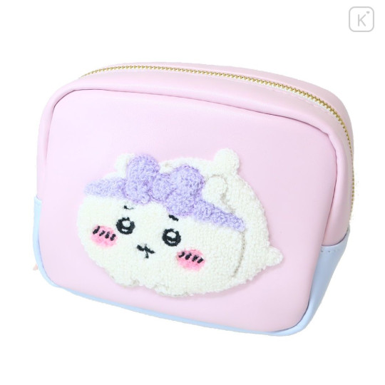 Japan Chiikawa Cosmetic Pouch - Chiikawa & Hachiware / Beauty Wink - 1