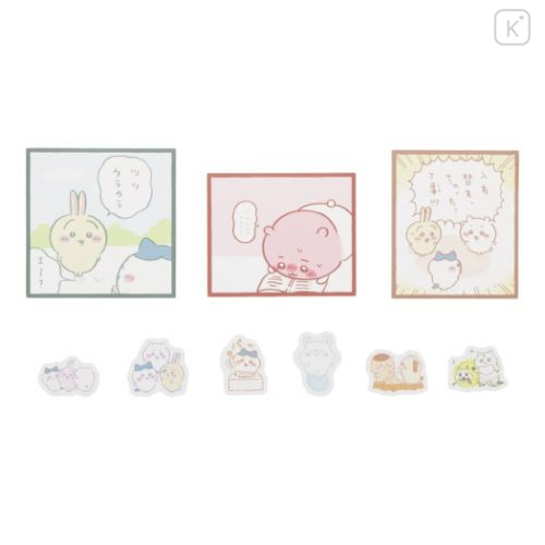 Japan Chiikawa Sticker Set - Chiikawa & Hachiware & Rabbit / Comic A - 4