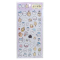 Japan Chiikawa Clear Seal Sticker - Friends / Hang Out Purple - 1