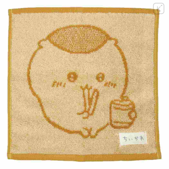 Japan Chiikawa Mini Towel Jacquard Handkerchief - Kurimanju - 1