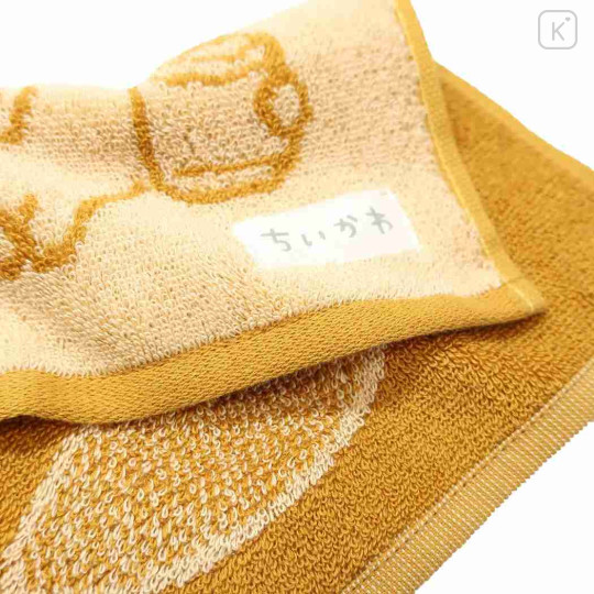 Japan Chiikawa Mini Towel Jacquard Handkerchief - Kurimanju - 2