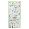 Japan Chiikawa Clear Seal Sticker - Friends / Hang Out Light Green - 1