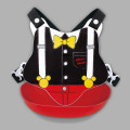 Japan Disney Baby Apron Plastic Bib - Mickey Mouse / Back Cross - 2