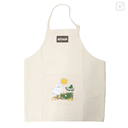 Japan Moomin Apron - Moomintroll & Snufkin / Sunshine - 1