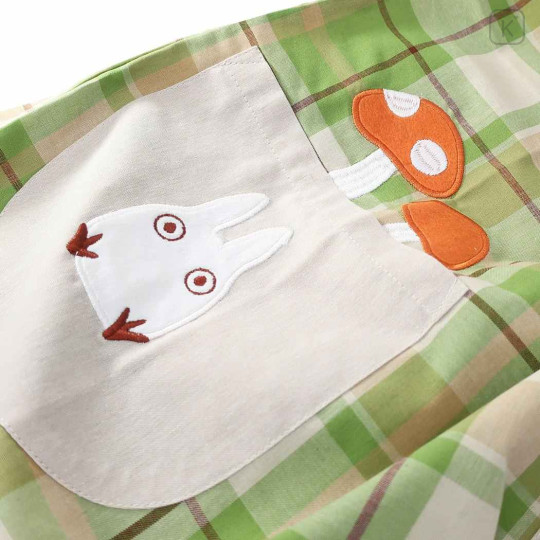 Japan Ghibli Apron - My Neighbor Totoro / Gingham Green - 3