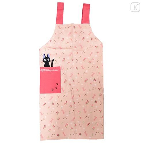 Japan Ghibli Apron - Kiki's Delivery Service / Jiji Flower Pink - 1