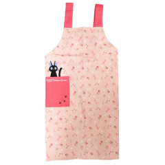 Japan Ghibli Apron - Kiki's Delivery Service / Jiji Flower Pink