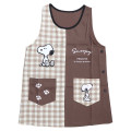 Japan Peanuts Apron - Snoopy : Gingham Brown - 1