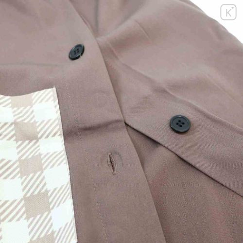 Japan Peanuts Apron - Snoopy : Gingham Brown - 5