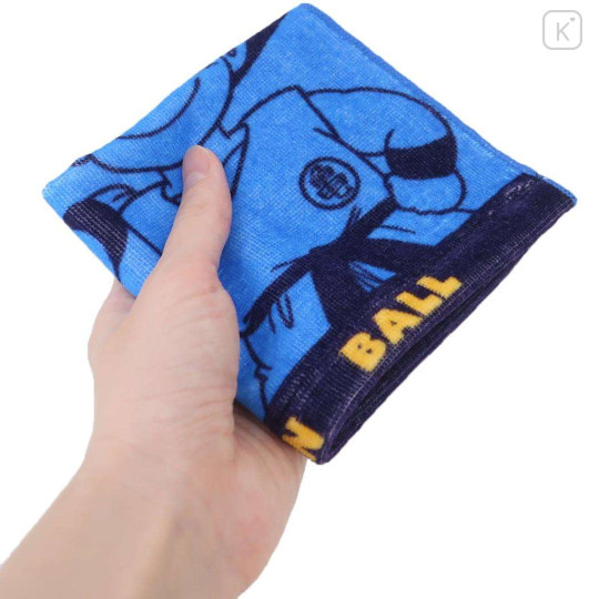 Japan Dragon Ball Mini Towel Jacquard Handkerchief - Goku & Krillin / Blue - 3