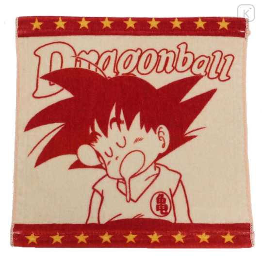 Japan Dragon Ball Mini Towel Jacquard Handkerchief - Goku / Sleep - 1