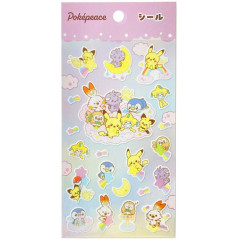 Japan Pokemon Sticker - Pokepeace / Starry Night