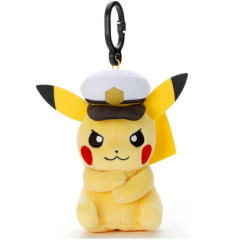 Japan Pokemon Talking Mascot Holder Plush Toy - Captain Pikachu