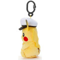 Japan Pokemon Talking Mascot Holder Plush Toy - Captain Pikachu - 2