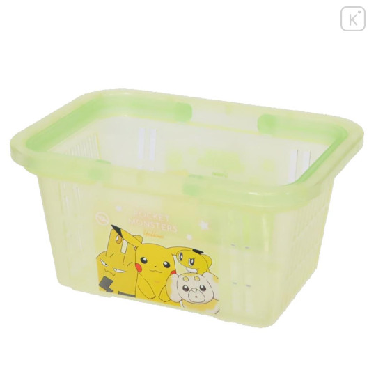 Japan Pokemon Mini Basket - Fidough & Pikachu & Sprigatito / Green - 1